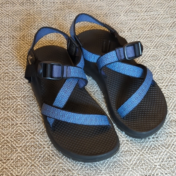 Chaco Shoes - Women's Z/1 Chaco Black and Blue Sport Hiking Sandals
